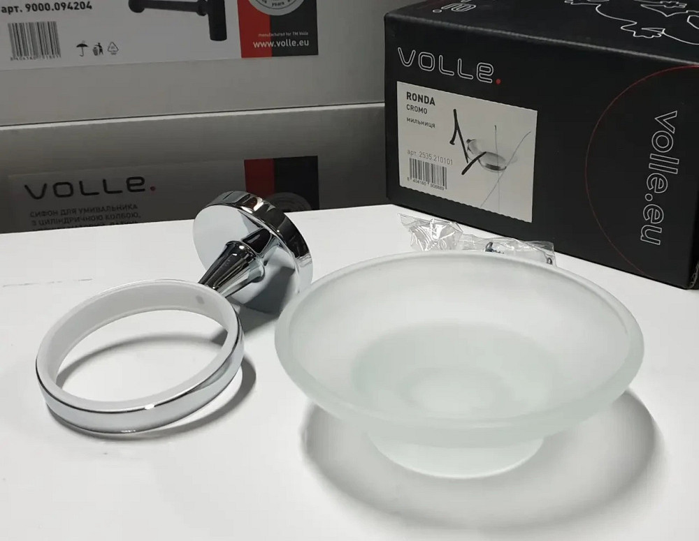 Мильниця для ванни VOLLE RONDA cromo хром Київ - фото 4