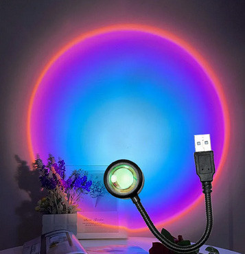 Проекційна міні лампа фон usb Київ - фото 1