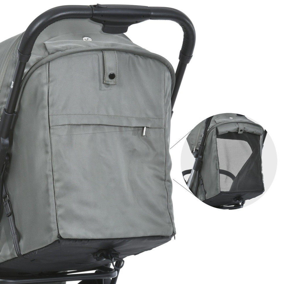 Детская коляска прогулочная LINK ME 1129 Moss Striped Винница - изображение 8