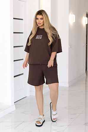 Летний спортивный костюм оверсайз 