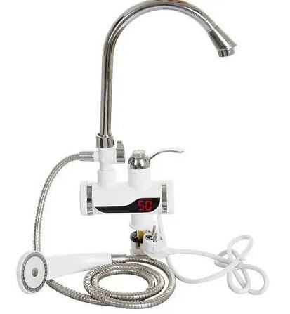 Міні бойлер водонагрівач душ з бічним підключенням Water Heater ZC-121 MP 5208 Київ - фото 4