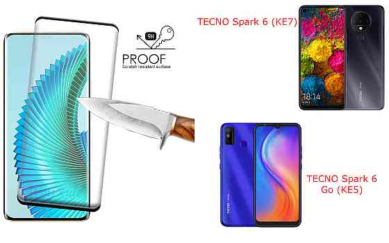 Захисне скло HyperGlass Pro для TECNO Spark 6 (KE7),  Spark 6 Go (KE5) – максимальна чутливість та захист Київ