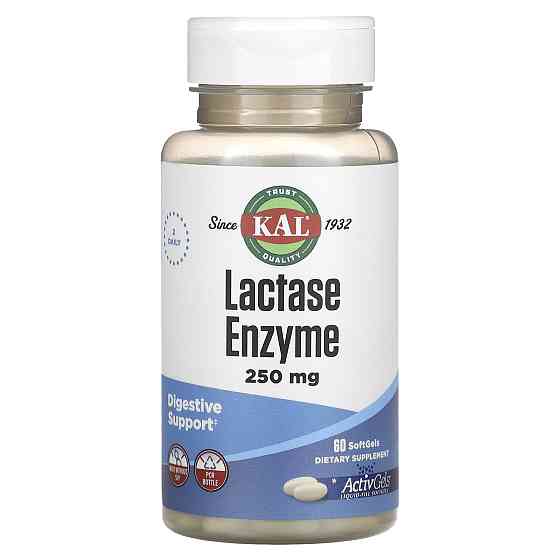 Фермент лактази (Lactase Enzyme) 250 мг 60 капсул Київ