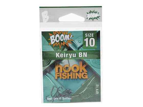 Крючок для мирной рыбы Keiryu BN No10 (12 шт/уп) (BN) ТМ BOOM Киев
