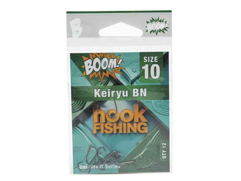Гачок для мирної риби Keiryu BN №10 (12 шт/уп) (BN) ТМ BOOM Київ - фото 1