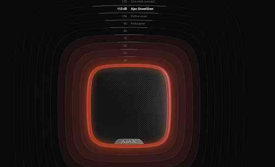 Бездротова вулична сирена Ajax StreetSiren (black) 7661.07.BL1 сирена Харків