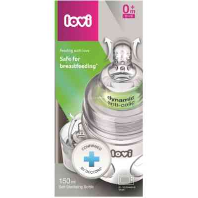 Бутылочка для кормления Lovi Super vent самостерилизационная 150 мл (21/572) Винница