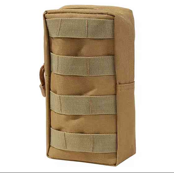 Мужская тактическая камуфляжная поясная сумка 1 карман 21 на 11 см зеленый Киев