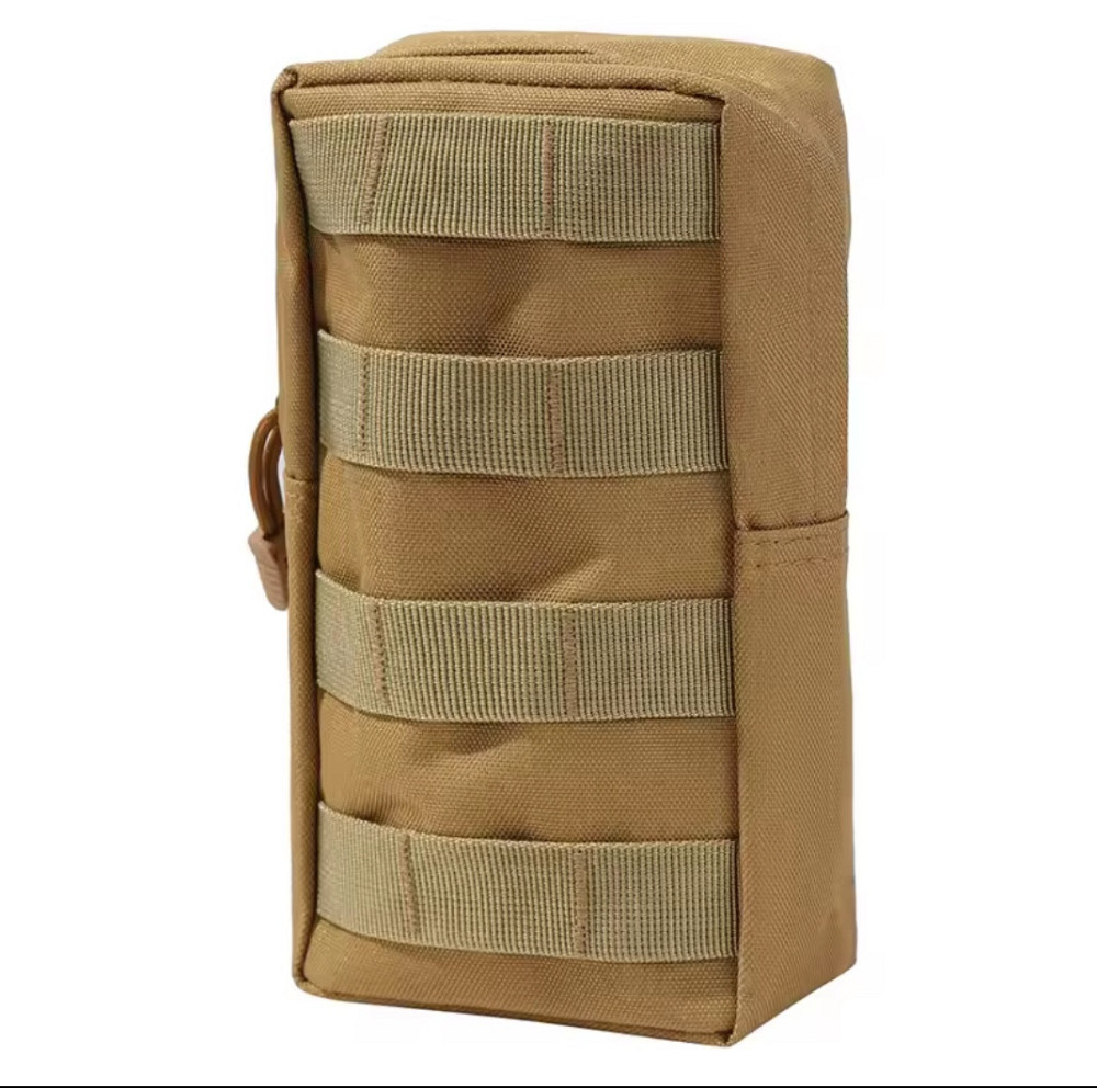 Мужская тактическая камуфляжная поясная сумка 1 карман 21 на 11 см зеленый Киев - изображение 2