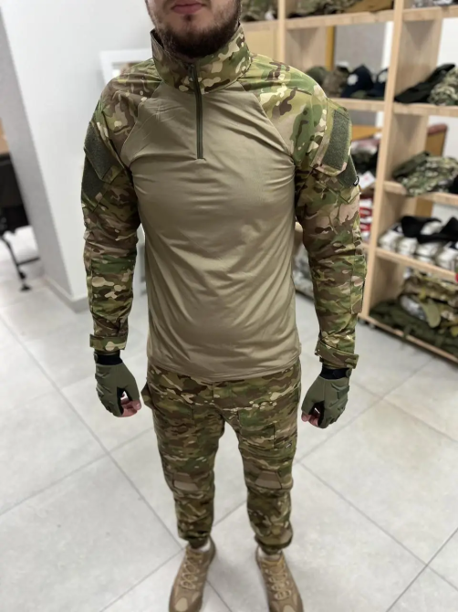Тактичний літній костюм форма Ubacs з наколінниками та налокітниками (Мультикам) XL Вінниця - фото 2
