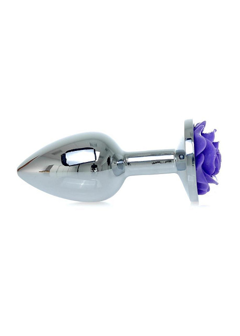 Анальная пробка – Jewellery Silver Rose Plug Purple Sex Aura Киев - изображение 4