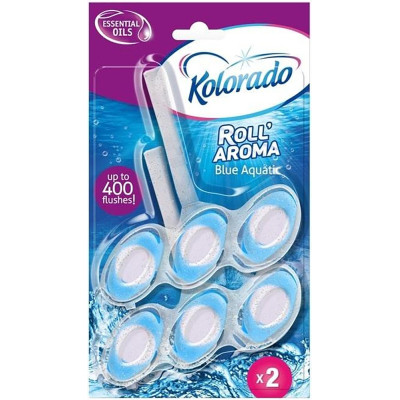 Туалетный блок Kolorado Голубая вода 51 г 2 шт. (5902506009318) Винница - изображение 1