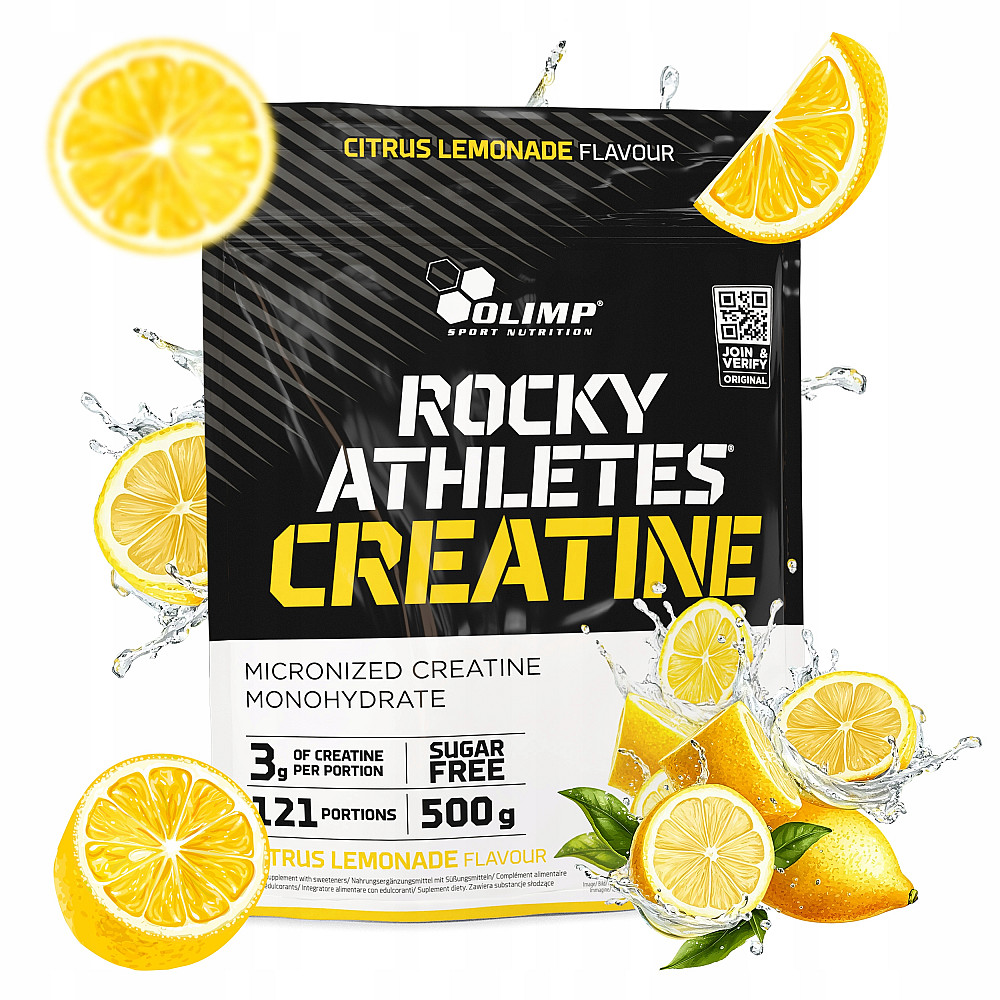 Креатин моногідрат Olimp Rocky Athletes Creatine 500 г, Citrus lemonade Луцьк - фото 3