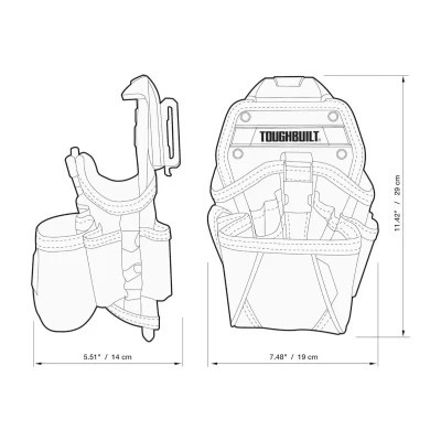 Сумка для инструмента ToughBuilt кобура для дрели (TB-CT-20-LX) Винница - изображение 7