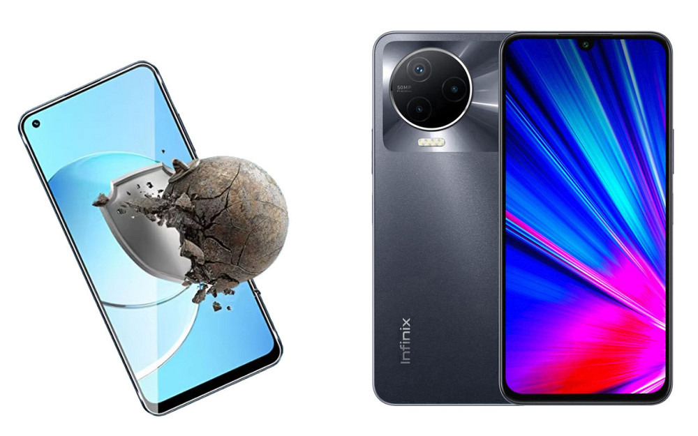 Захисне скло DefenzoGlass для Infinix HOT 40 Pro, HOT 40i – подвійна міцність Київ - фото 3
