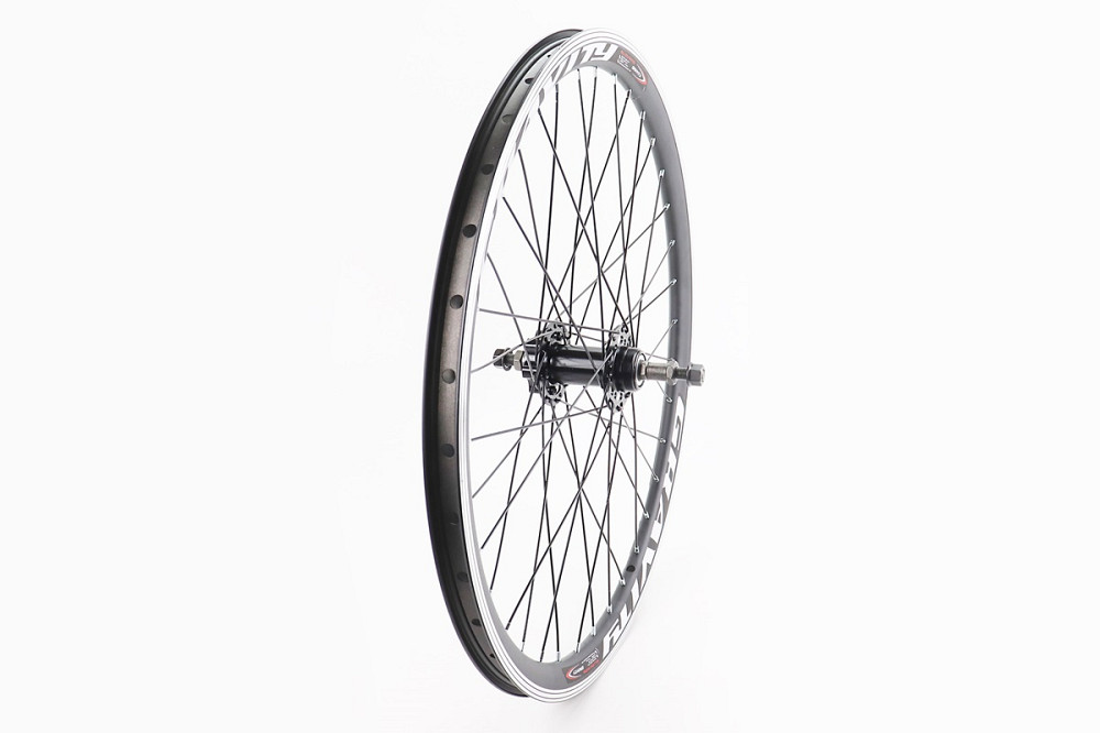 Колесо 24" заднє V/Disk-brake, обід "крапля" алюмінієвий, втулка 14Gx36H, під вільнобіг, кріпл. гайка, "GRAVITY" Київ - фото 2