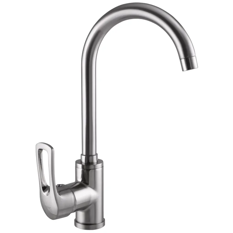 Кухонный смеситель Zerix SAR 181 из нержавеющей стали ZX0417 Харьков - изображение 1