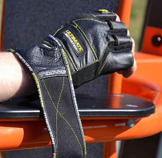 Рукавички для фітнесу Power System PS-2810 Ultimate Motivation Black/Yellow Line L Каменское