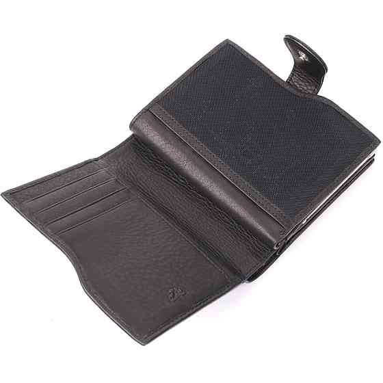 Женский вертикальный кошелек из натуральной кожи Tony Perotti 20842_1 (2656 nero) Черный Киев