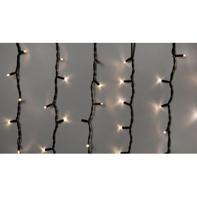 Гирлянда Delux ICICLE flash 108LED 2 х 1 м теплый белый/черный IP44 EN (90012947) Винница - изображение 1