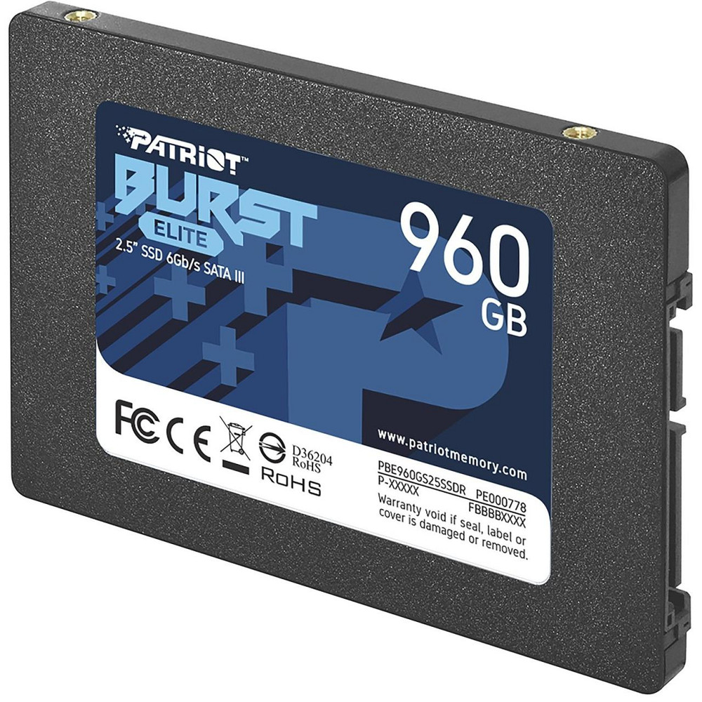 Накопичувач SSD Patriot Burst Elite 960GB 2.5" 7mm SATAIII TLC 3D Київ - фото 3