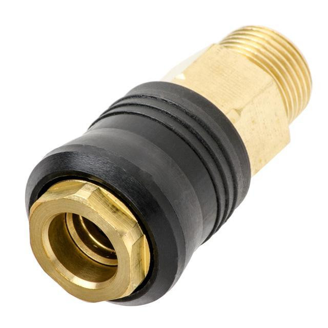 Швидкороз'ємне з'єднання із зовнішньою різьбою 3/8 ", латунь INTERTOOL PT-1819 Київ - фото 3