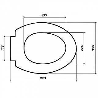 Сидение для унитаза 
