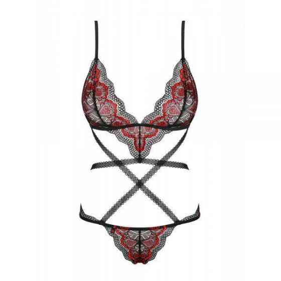 Боди Obsessive Megies teddy black S/M Sex Aura Киев