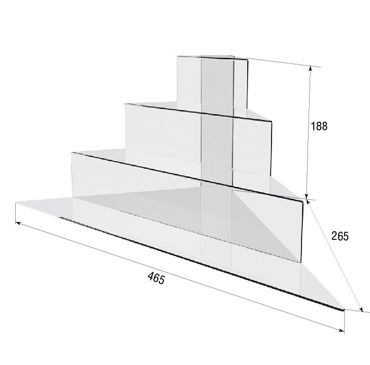 Кутова гірка EKOSTAR 265х465х188 Київ - фото 3