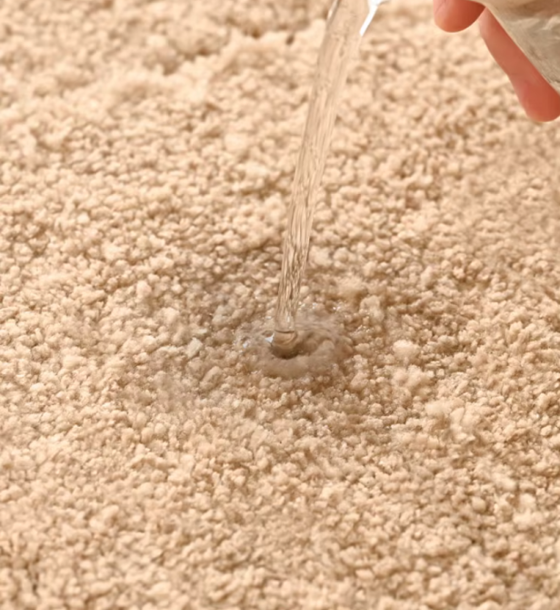 Коврик для ванной комнаты и душа коврик для ног в душевую,микрофибра, атискользящий овальный 50х80 см,бежевый Каменец-Подольский - изображение 8