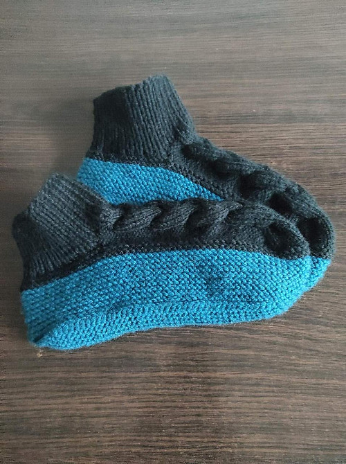 Тапочки-носки теплые вязаные (ручная работа)  топ Киев - изображение 1