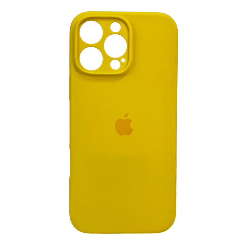 Чохол для смартфона Silicone Full Case AA Camera Protect for Apple iPhone 16 Pro Max 56,Sunny Yellow Київ - фото 1