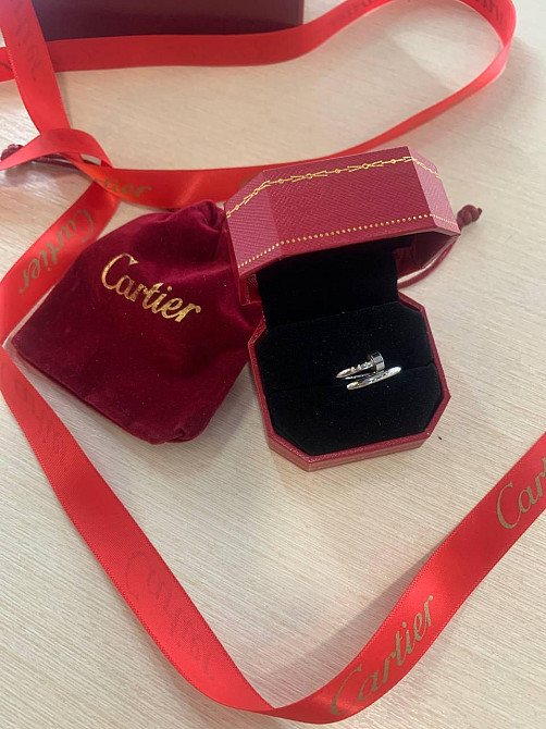 Кольцо Гвоздь посеребрение / Брендовое кольцо Cartier в красивой брендовой упаковке Одесса - изображение 3