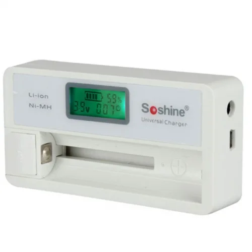 Зарядний пристрій для акумуляторів Soshine SC-S7 з LCD дисплеєм Київ