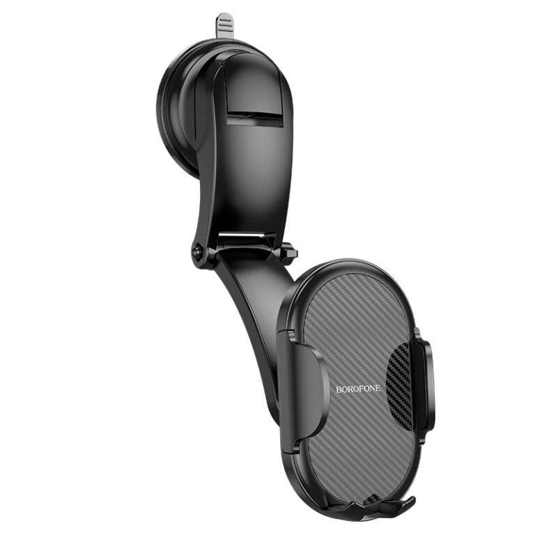 Автотримач для телефона BOROFONE BH73 Charm press type center console car holder Black Київ - фото 10