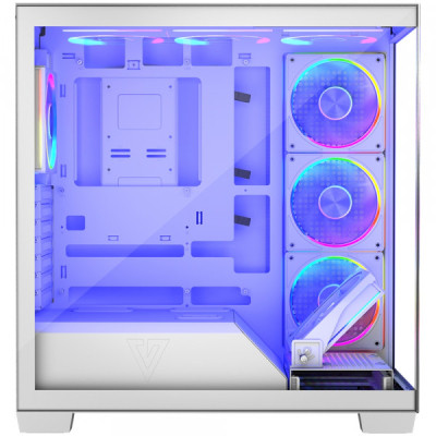 Корпус Modecom VOLCANO STELLAR ARGB MIDI 5x120mm fans WHITE (AT-STELLAR-5F-ARGB-20) Вінниця - фото 5