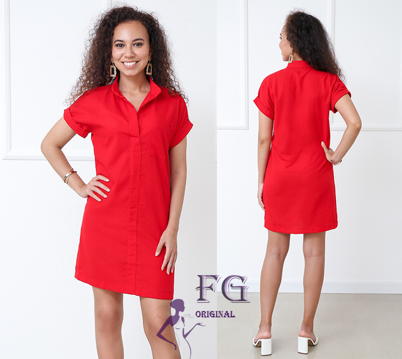 Жіноча лляна сукня літня "Avrora" оптом та по дропшипінгу | Норма Київ - фото 5