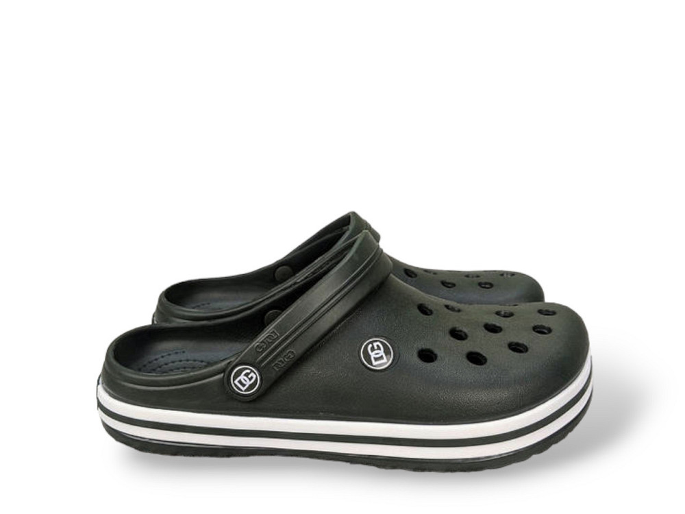 Крокси чоловічі чорні сабо великими дірками crocs чоловічі літні гумові ляпанці медичні Одеса - фото 3