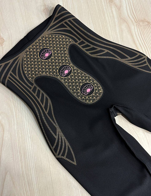 Лосины женские Clover 9975-1 с высокой талией корректирующие push up черные, черный, S Киев - изображение 12
