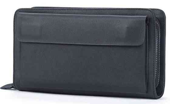 Клатч чоловіча з натуральної шкіри Vintage 14833 Чорний Київ