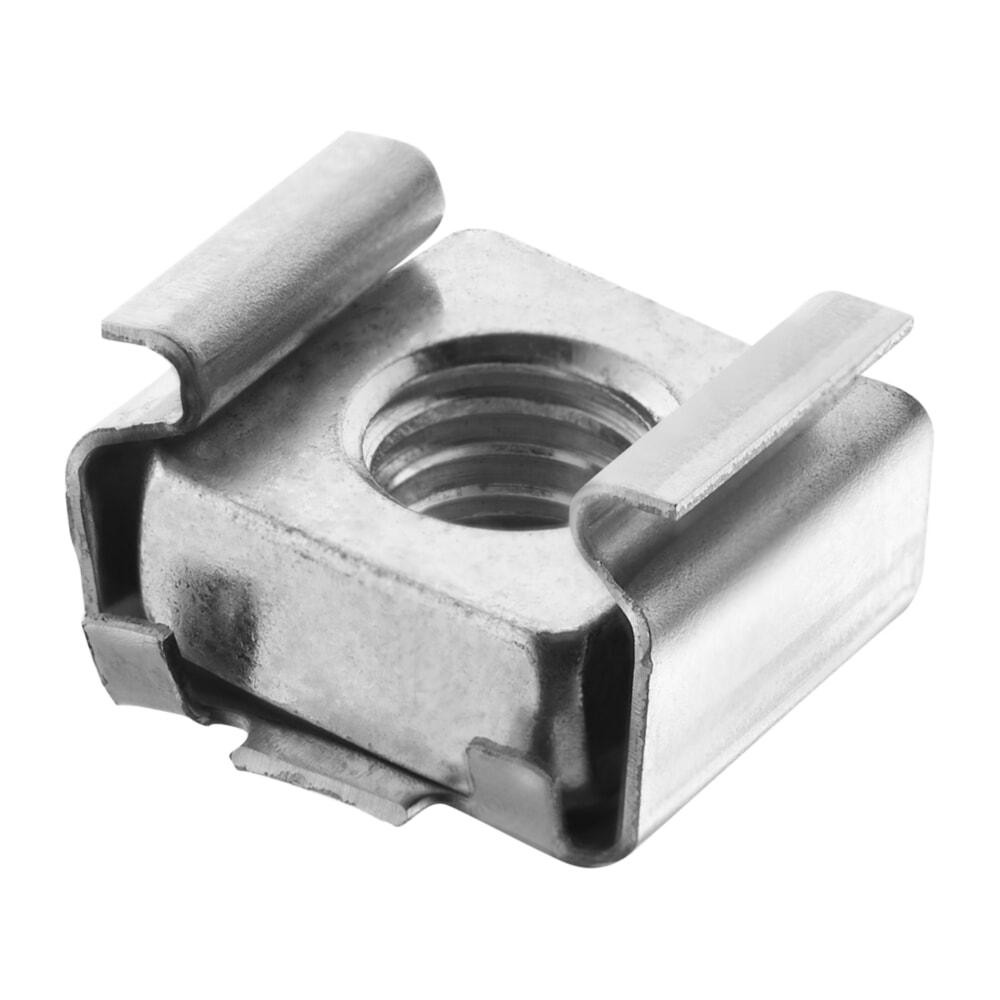 Гайки, шайби, накрутки, Гайка-вставка Сріблястий, Метал, Розміри (мм): T-16.7x16.7 H-10.8 M-8. Марка Київ - фото 1