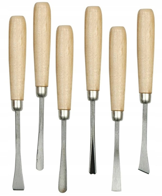 Набір стамесок фігурних 6 шт Харків - фото 1