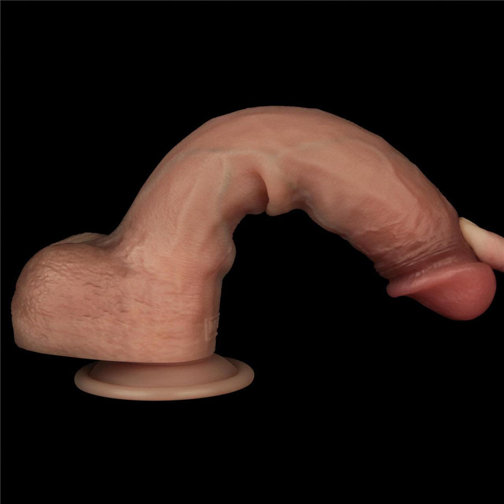 Фаллоимитатор - Sliding Skin Pro Dual Layer Silicone Dong 9