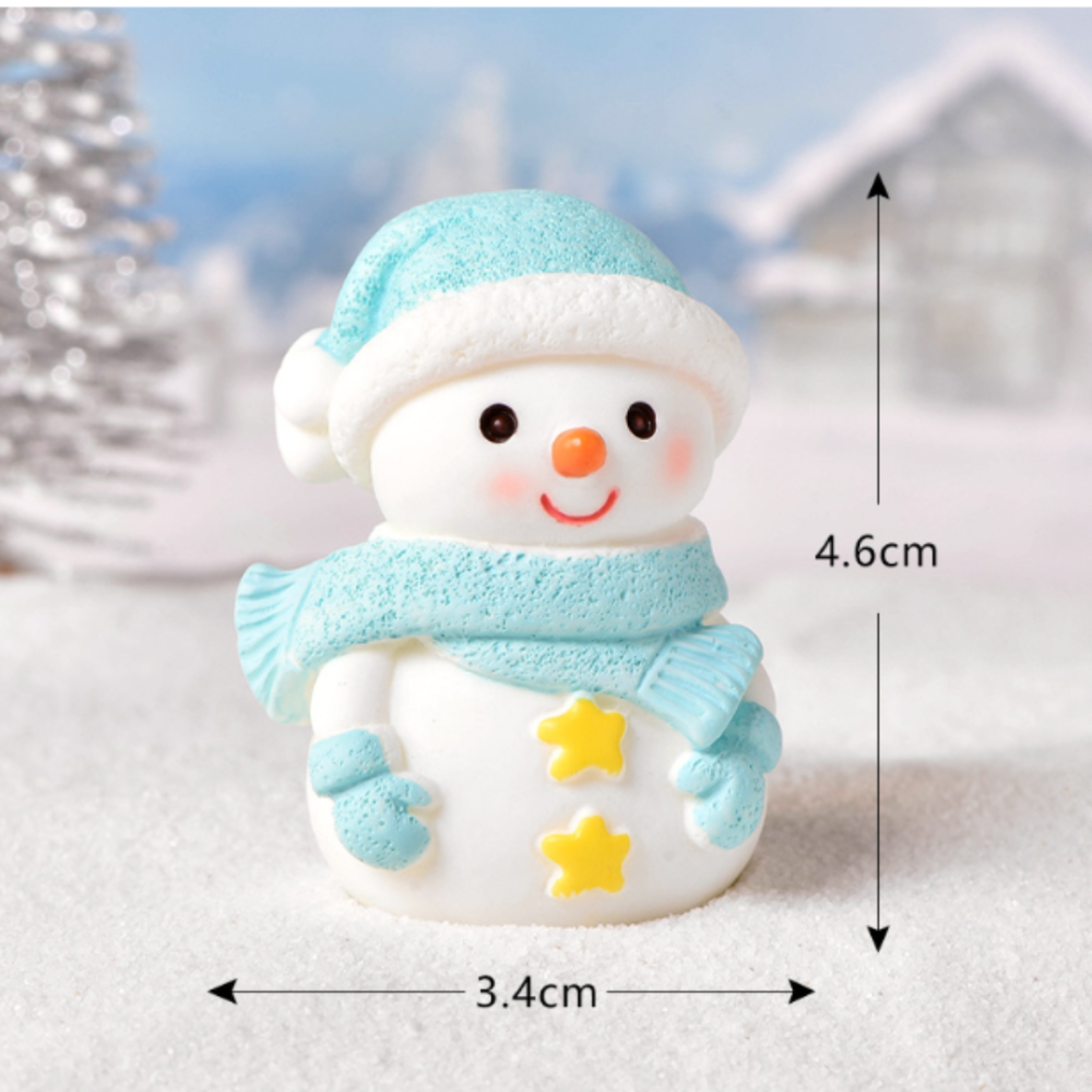 Новорічна фігурка Сніговик 4.6 х 3.4 см із серії "Колядка Крижаних Візерунків" Рожевий Одеса - фото 2