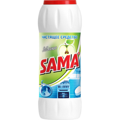 Порошок для чистки кухни Sama Яблоко 500 г (4820270630143) Винница - изображение 1