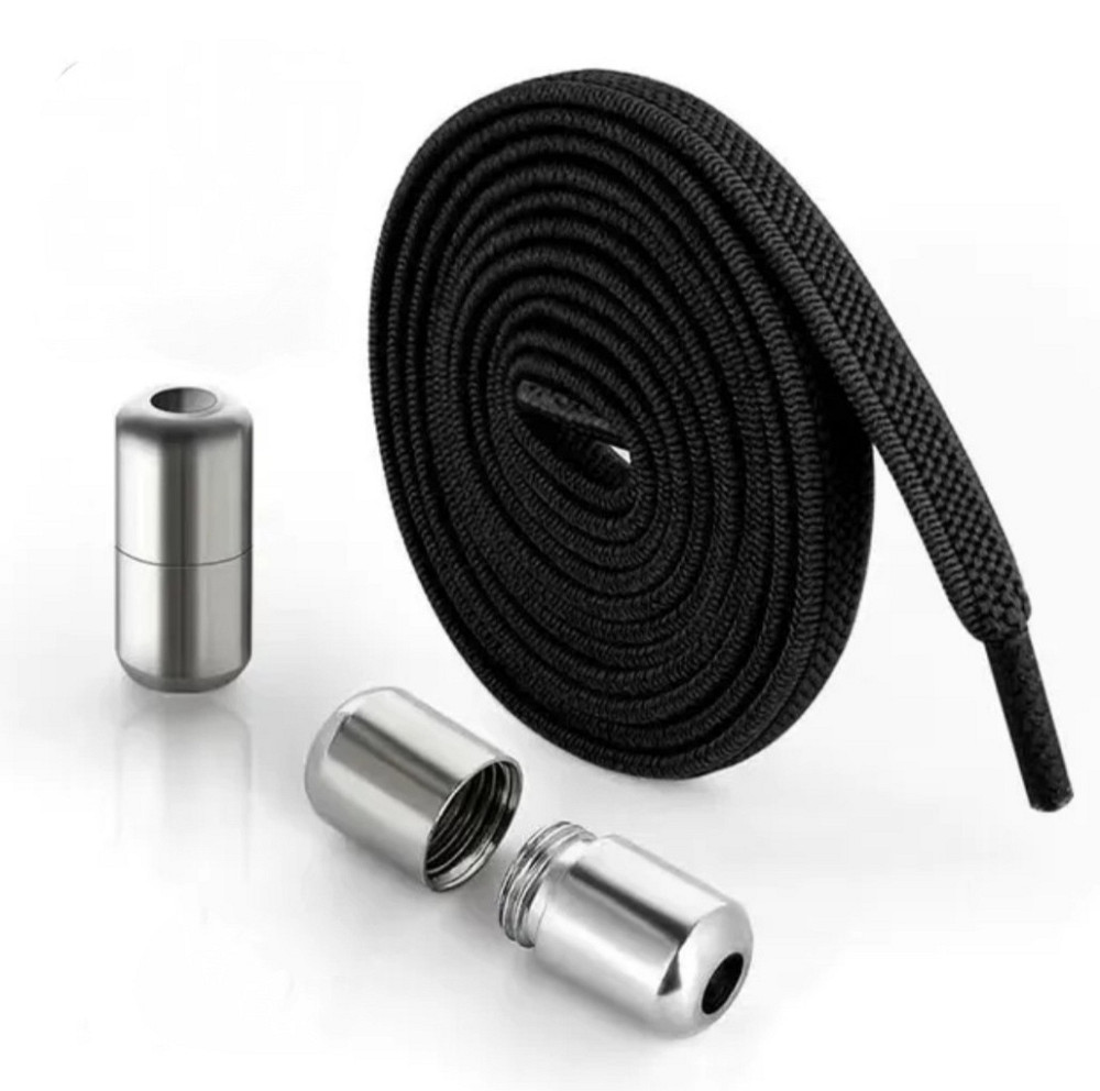 Шнурки еластичні без зав'язок з металевими застібками Сміла - фото 2