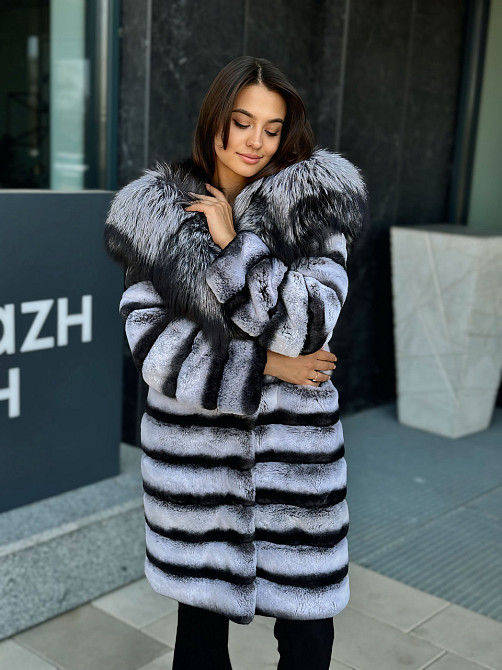 Натуральная шуба из шиншиллы L Харьков - изображение 7