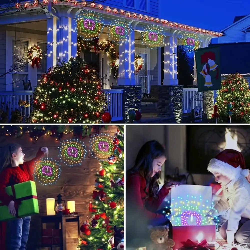 Светодиодные шаровые лампы Solar Starburst, светодиодные огни с дистанционным управлением, 8 режимами Теплый белый Коломия - фото 7