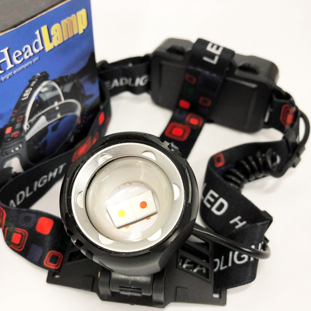 Світлодіодний ліхтар на лоб PLD-T115-2PM10-TG, Ліхтар акумуляторний для риболовлі LY-42 Львів - фото 5