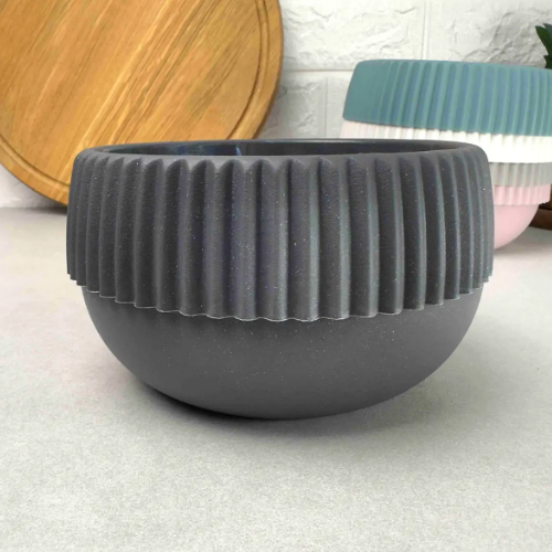 Вазон Бохо 13см низький граніт Алеана Житомир